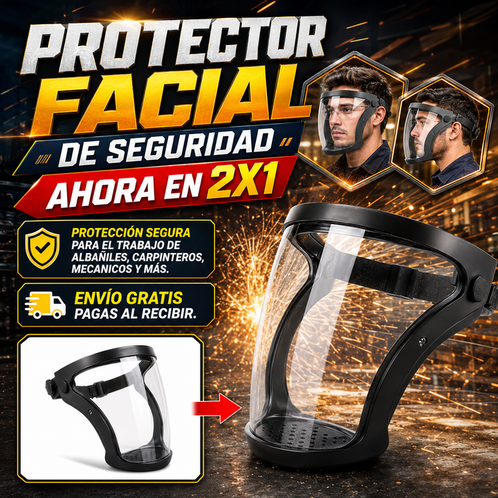 ✅2x1 en Protector facial de seguridad + ENVÍO GRATIS🔥