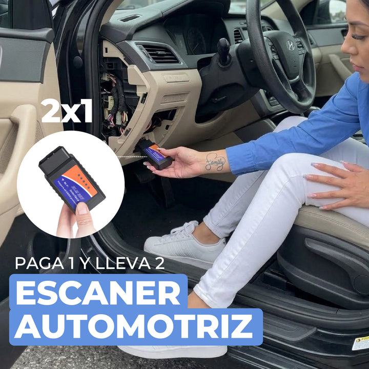✅2x1 Escáner automotriz + ENVÍO GRATIS!🔥