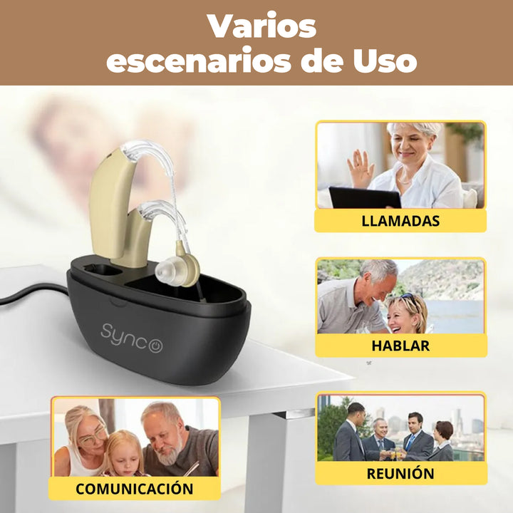 Audífono amplificador recargable + ENVÍO GRATIS!🔥