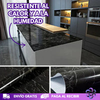 Paga 5 Mt. y lleva 10 metros de Adhesivo marmolizado😱 + ¡ENVÍO GRATIS!🎁