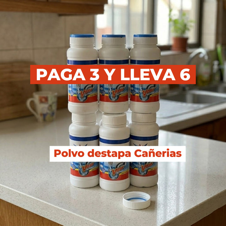 ✅PAGA 3 Y LLEVA 6! Polvo destapa cañerias  + ENVÍO GRATIS!🔥