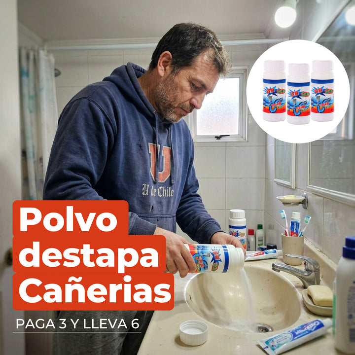 ✅PAGA 3 Y LLEVA 6! Polvo destapa cañerias  + ENVÍO GRATIS!🔥