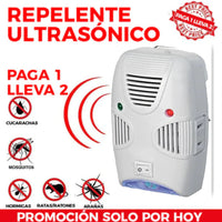 ✅2x1 Repelente ultrasónico - Elimina todas las plagas🚫☢️